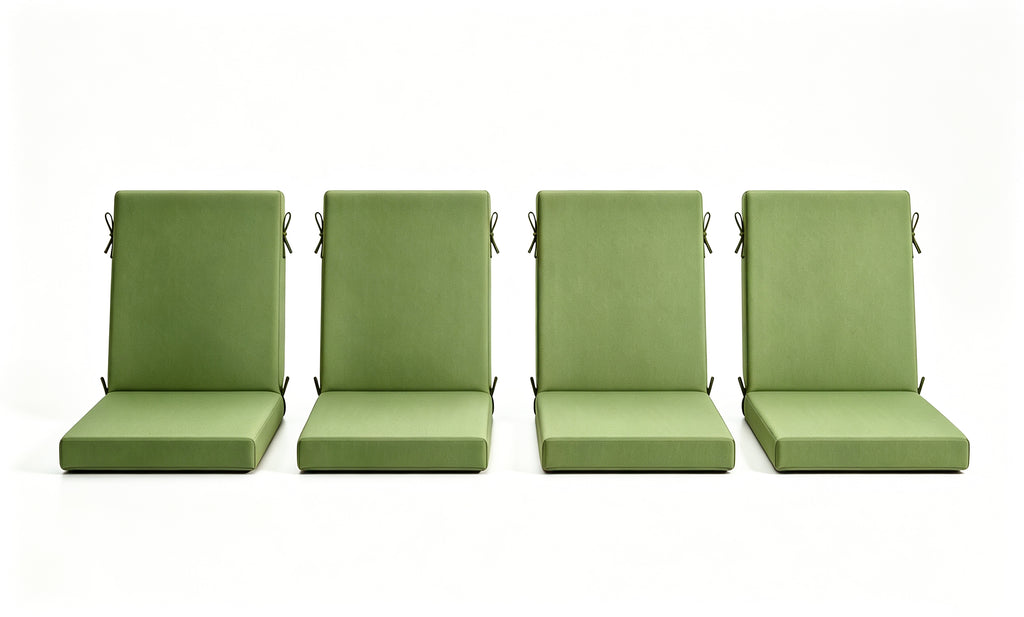 Outdoor Dining Chair Cushions Set of 2 & 4 Sets, 18" x 18" x 3.15"
