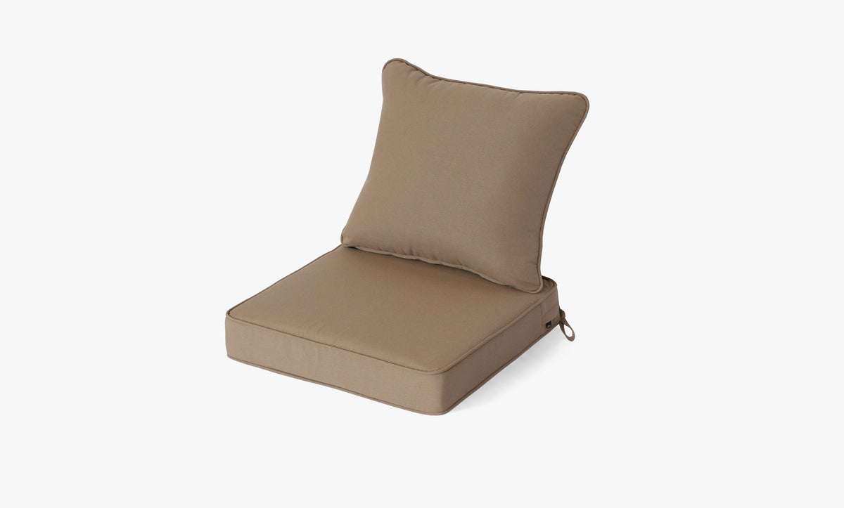 Outdoor Deep Seat Cushion 1 Set, 19" x 19" x 4"
