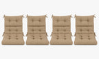 Patio Chair Cushion Set – 2 & 4 Sets, 21" x 20" x 3.5"