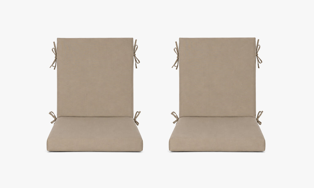 Outdoor Dining Chair Cushions Set of 2 & 4 Sets, 21" x 20" x 3.15"