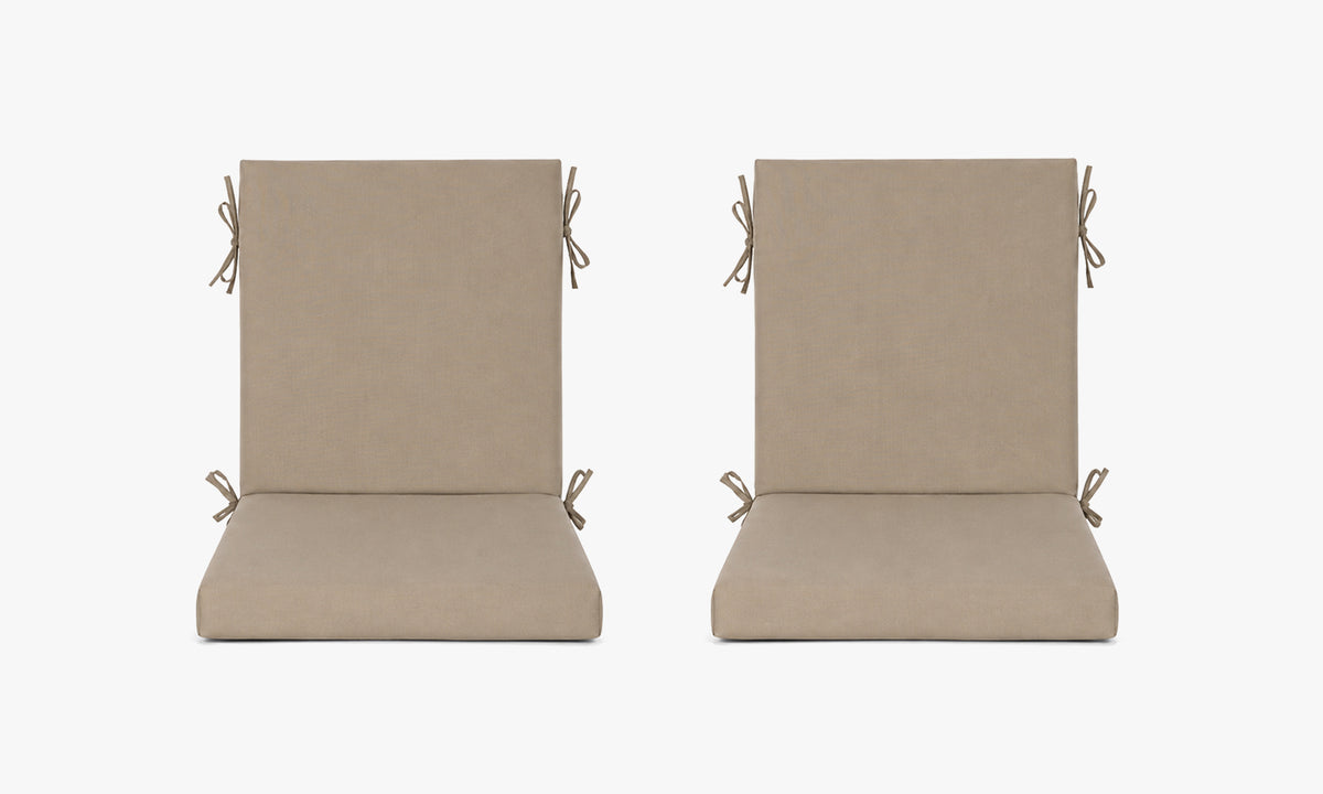 Outdoor Dining Chair Cushions Set of 2 & 4 Sets, 18" x 18" x 3.15"