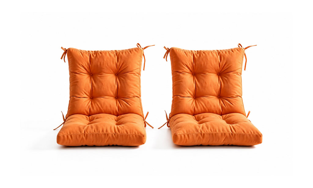 Patio Chair Cushion Set – 2 & 4 Sets, 18" x 18" x 3.5"