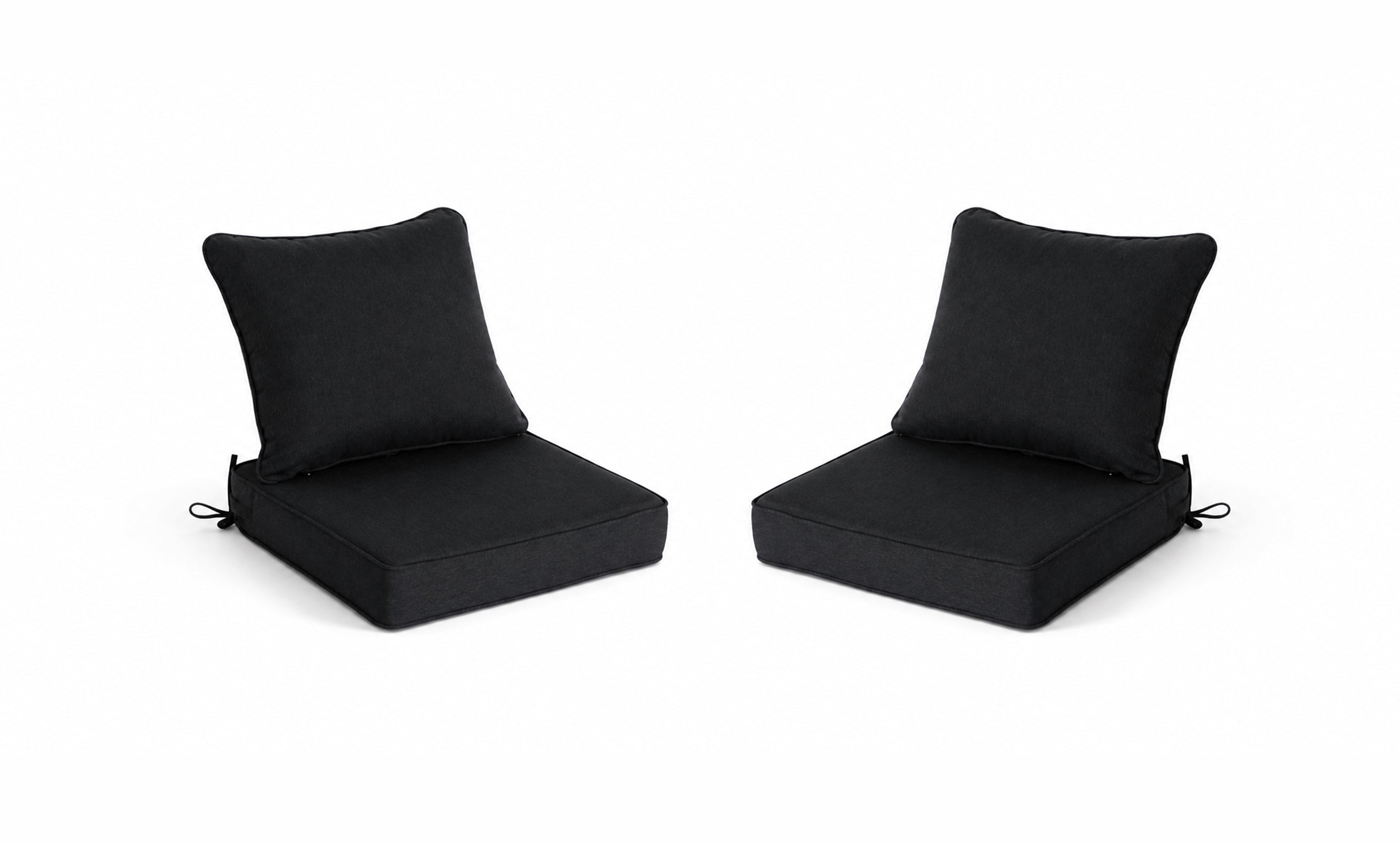 Outdoor Deep Seat Cushion 1 & 2 Sets, 19" x 19" x 4"
