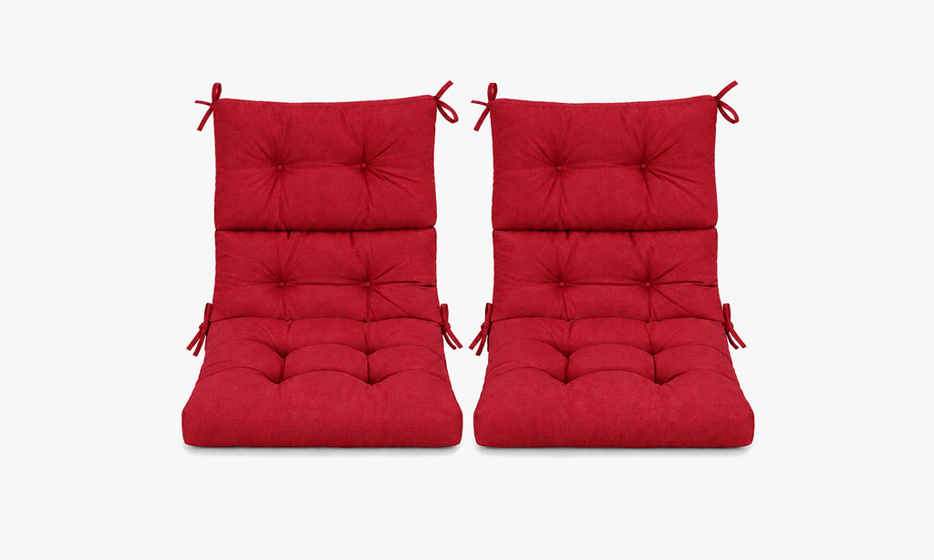 Patio Chair Cushion Set – 2 & 4 Sets, 21" x 20" x 3.5"