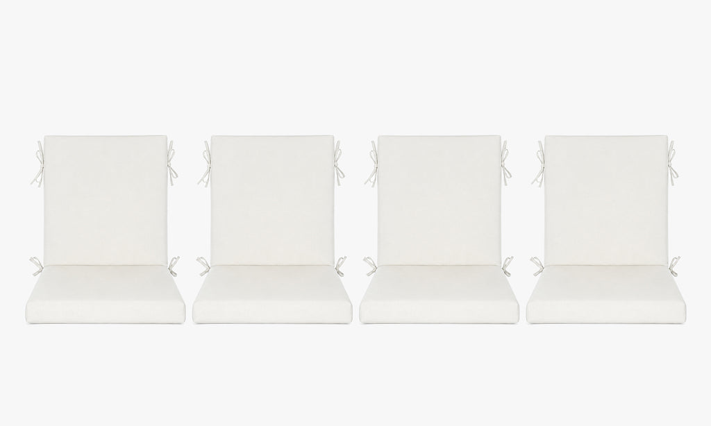 Outdoor Dining Chair Cushions Set of 2 & 4 Sets, 21" x 20" x 3.15"