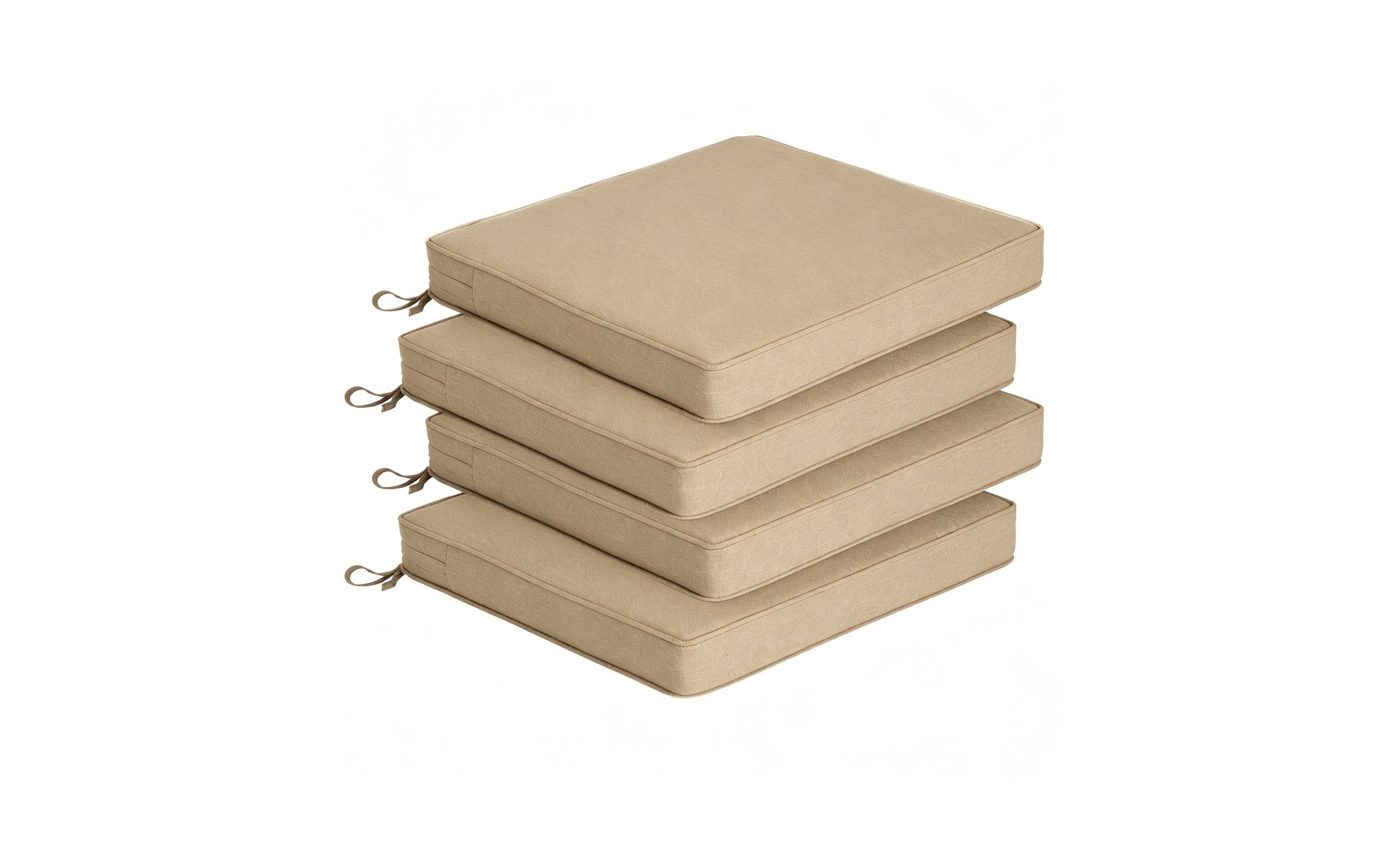 Outdoor chair cushion, dimensions 24x24x4 inches