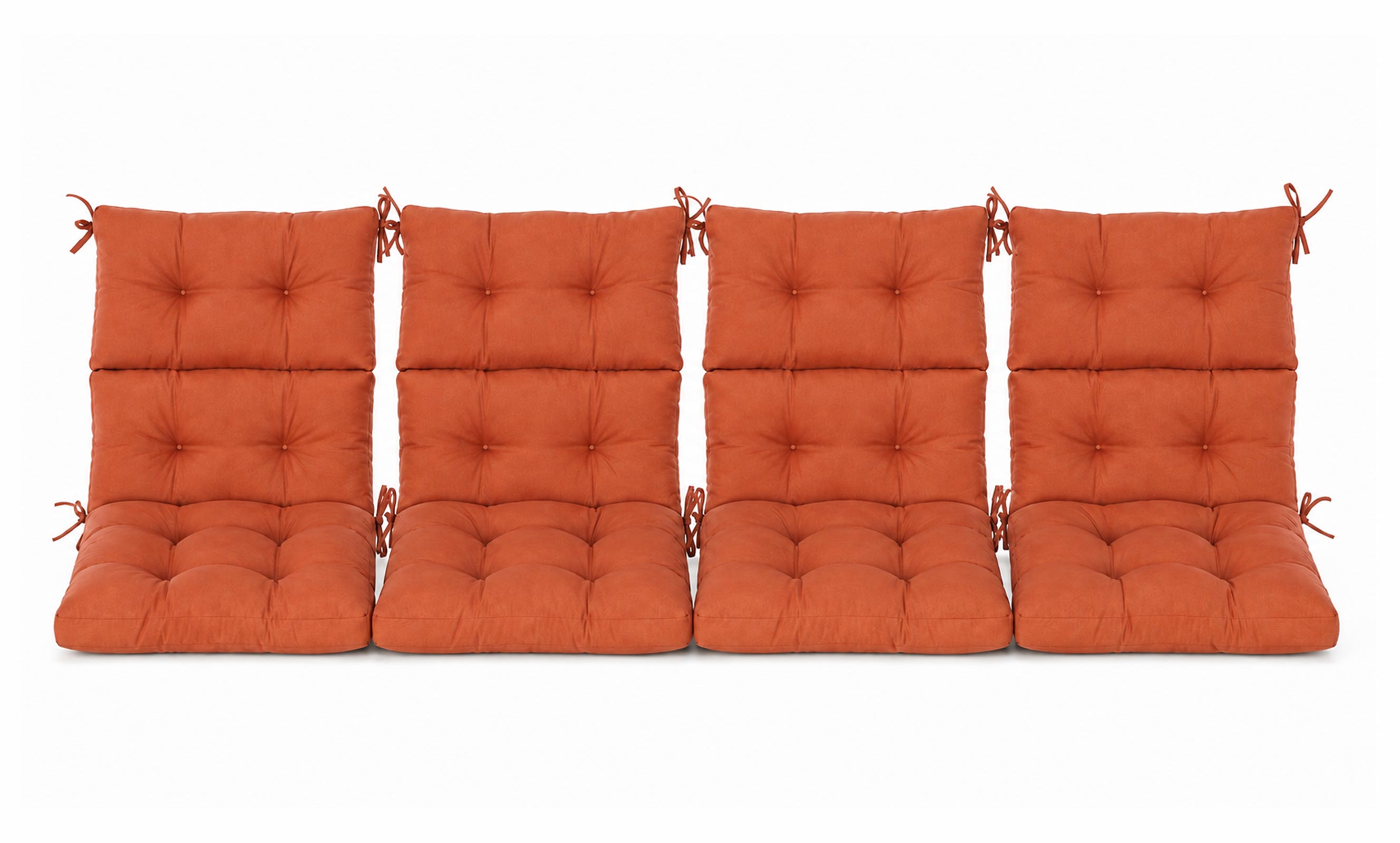 Patio Chair Cushion Set – 2 & 4 Sets, 21" x 20" x 3.5"