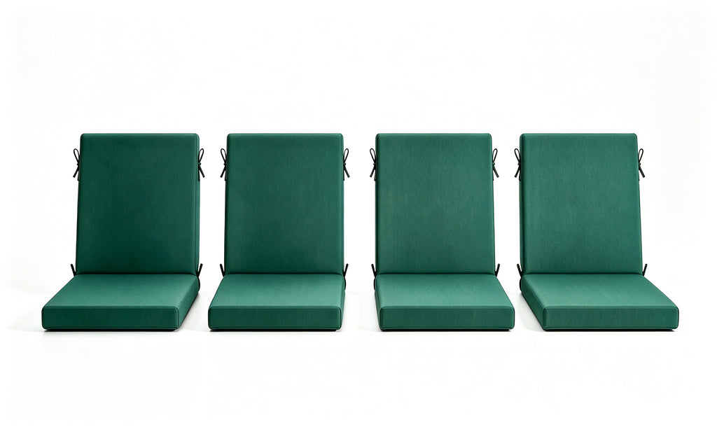 Outdoor Dining Chair Cushions Set of 2 & 4 Sets, 18" x 18" x 3.15"