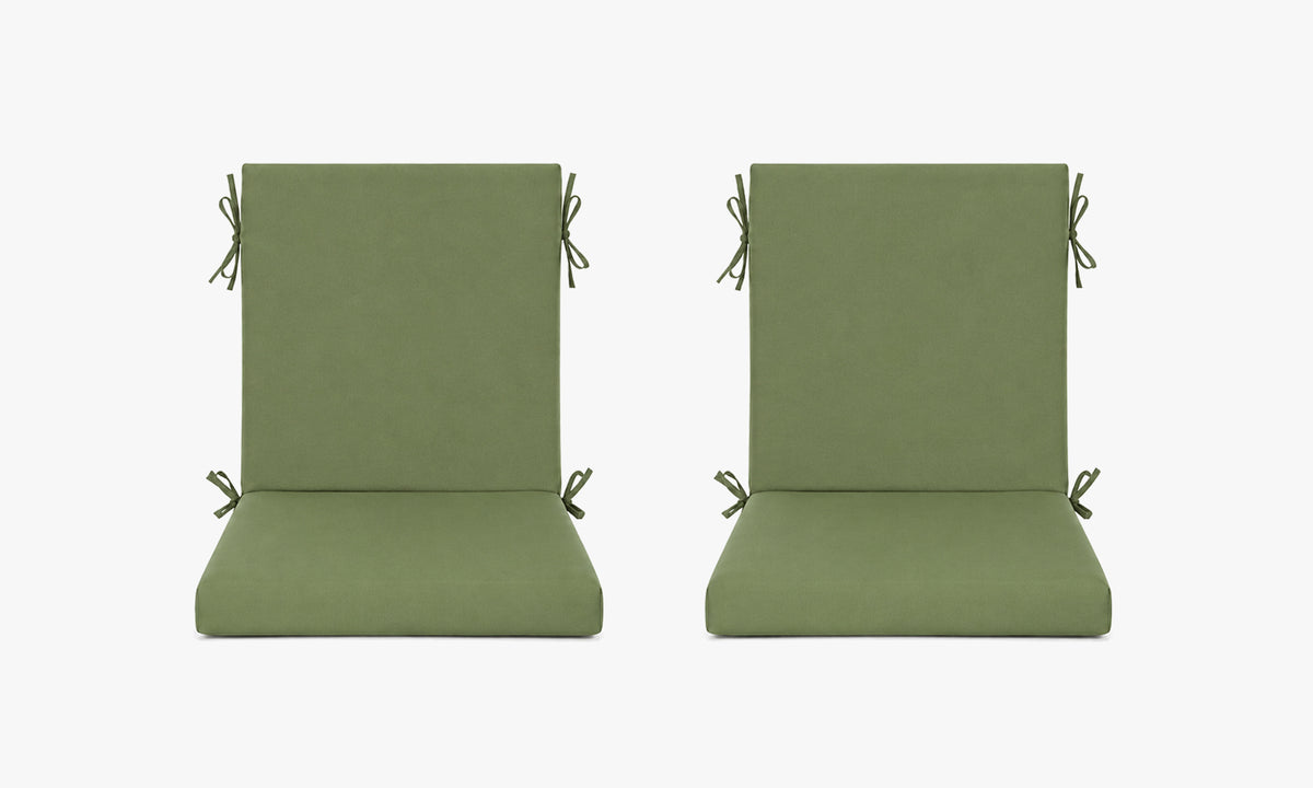 Outdoor Dining Chair Cushions Set of 2 & 4 Sets, 18" x 18" x 3.15"