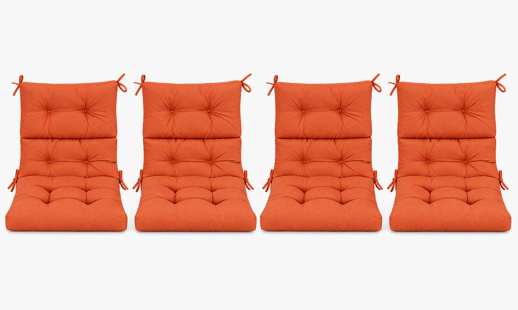 Patio Chair Cushion Set – 2 & 4 Sets, 21" x 20" x 3.5"