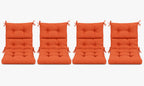 Patio Chair Cushion Set – 2 & 4 Sets, 21" x 20" x 3.5"