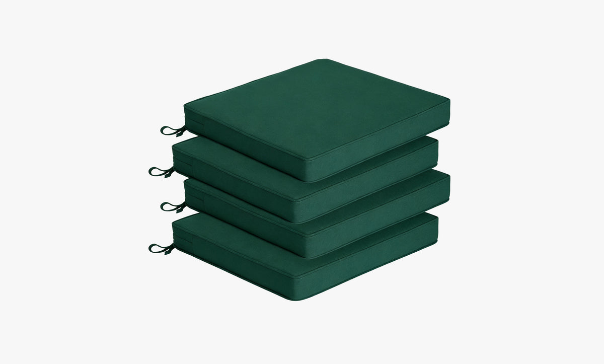 Outdoor Chair Cushion Set 4 Sets, 18.5" x 18.5" x 3.15"