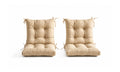 Patio Chair Cushion Set – 2 & 4 Sets, 18" x 18" x 3.5"