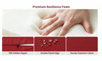 Premium Outdoor Deep Seat Cushion 2 Sets, 24" x 28" x 4.5", Red