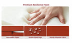 Premium Outdoor Deep Seat Cushion 2 Sets, 24" x 28" x 4.5", Orange