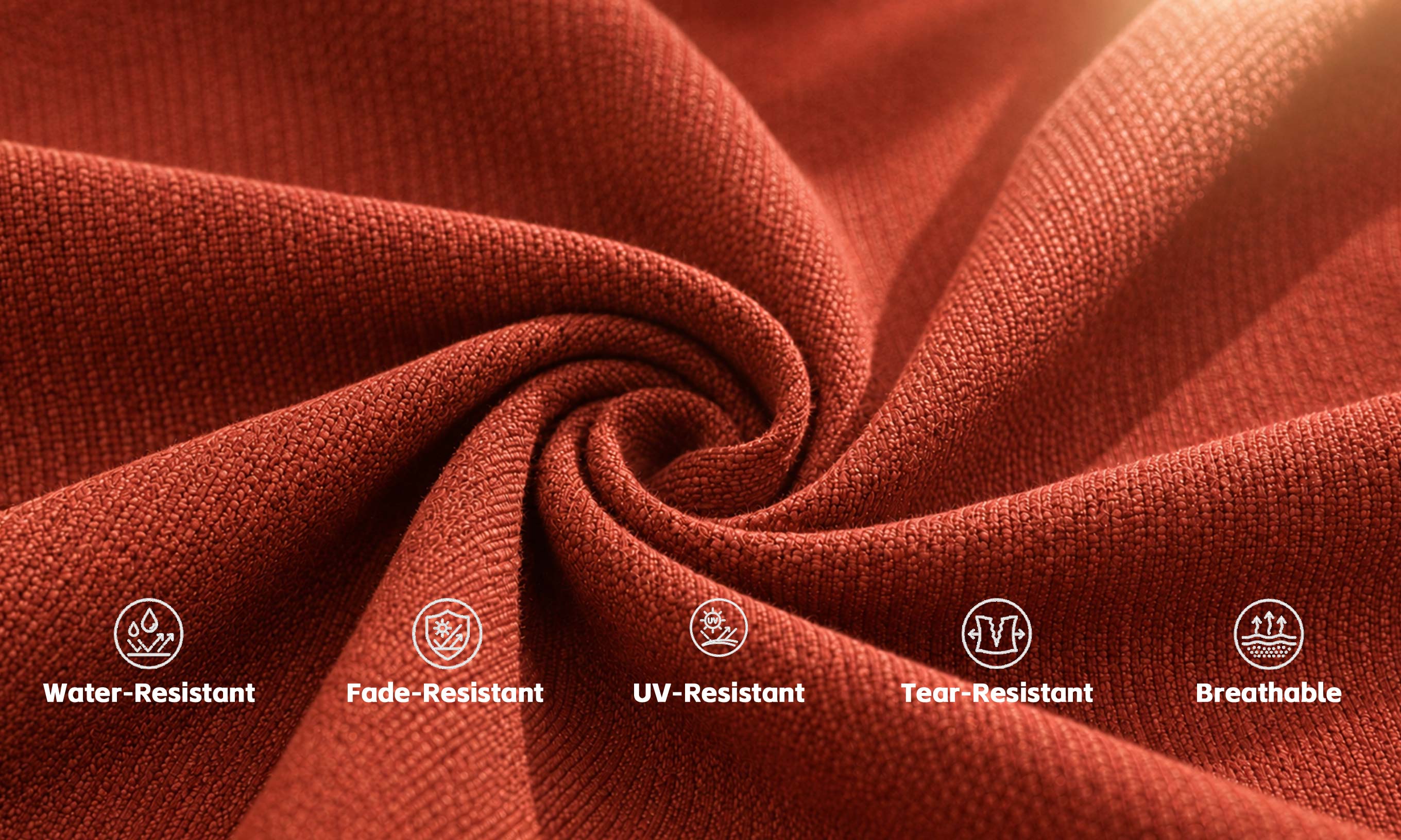 Outdoor Chair Cushion Set 2 Sets, 20" x 20" x 3.1"