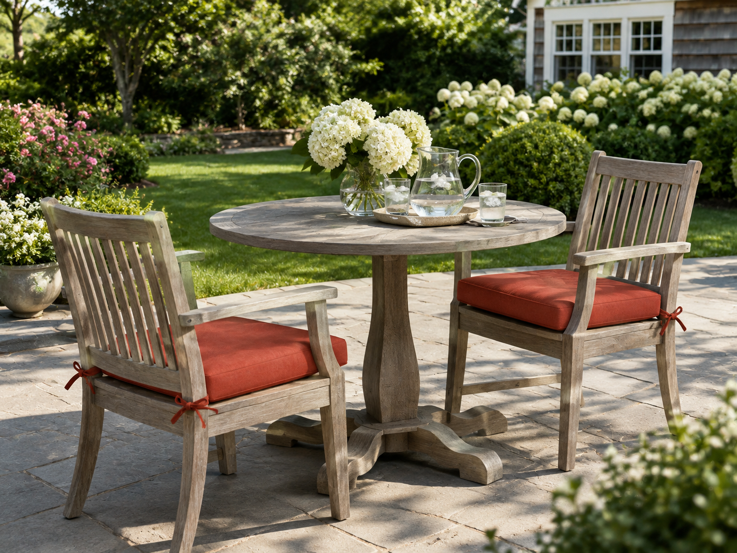 Outdoor Chair Cushion Set 2 Sets, 20" x 20" x 3.1"