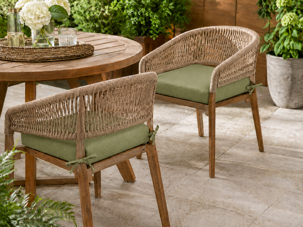 Outdoor Chair Cushion Set 2 Sets, 20" x 20" x 3.1"