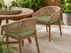 Outdoor Chair Cushion Set 2 Sets, 20" x 20" x 3.1"
