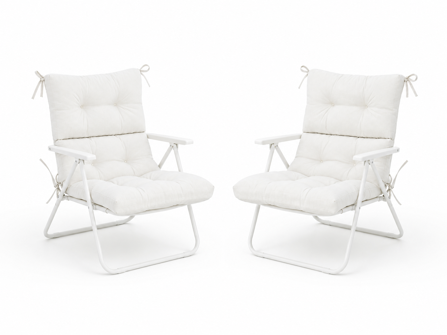 Patio Chair Cushion Set – 2 & 4 Sets, 21" x 20" x 3.5"