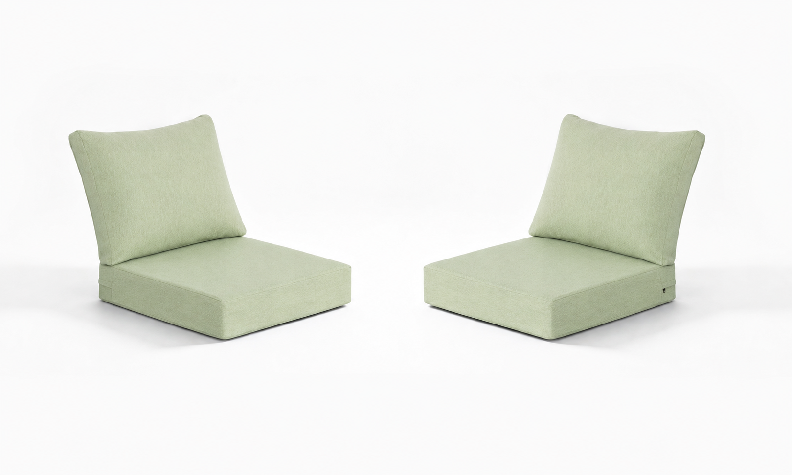 Premium Outdoor Deep Seat Cushion 2 Sets, 24" x 24" x 5.5"