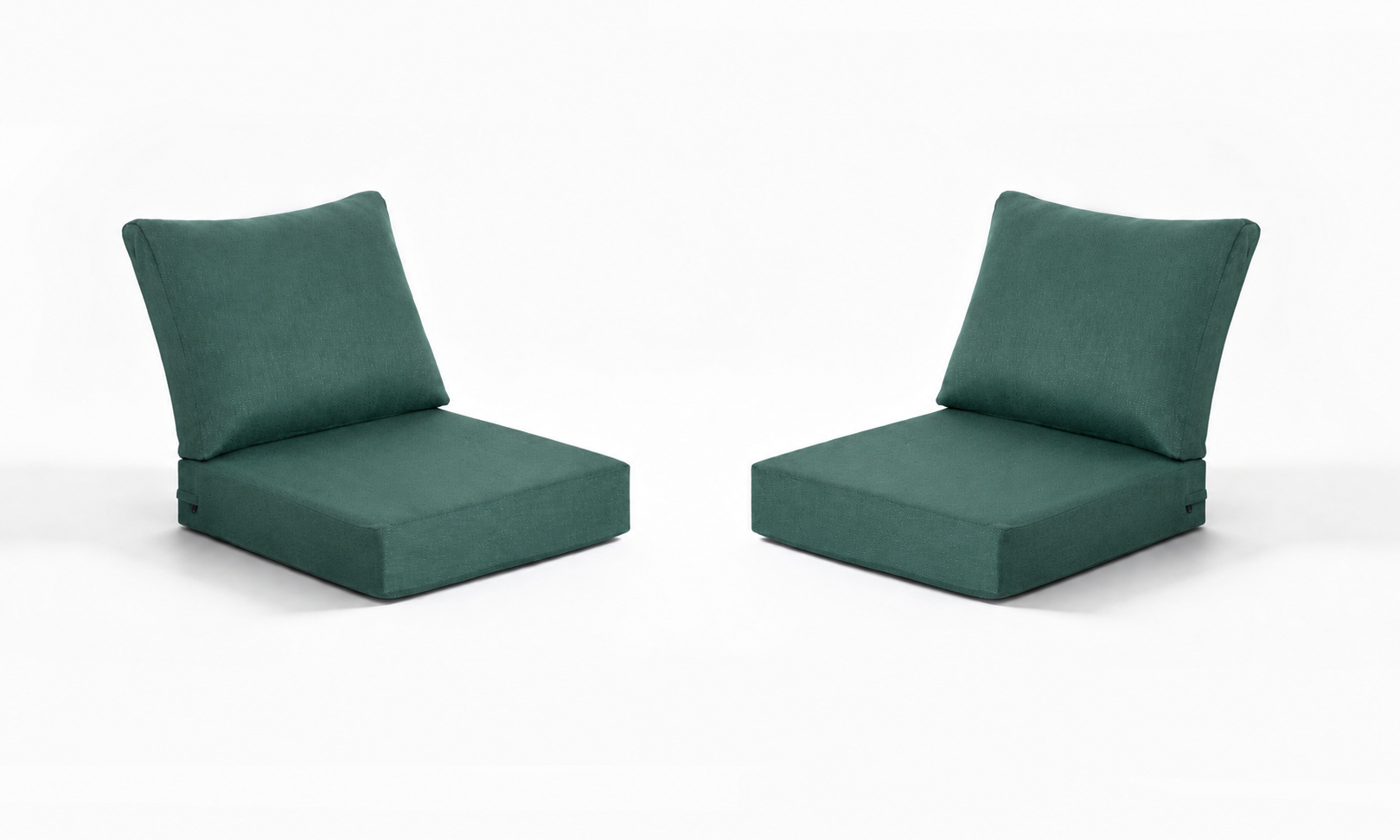 Premium Outdoor Deep Seat Cushion 2 Sets, 24" x 24" x 5.5"