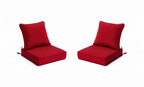 Outdoor Deep Seat Cushion 2 Sets, 24" x 28" x 5.5"