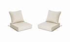 Outdoor Deep Seat Cushion 2 Sets, 19" x 19" x 4"