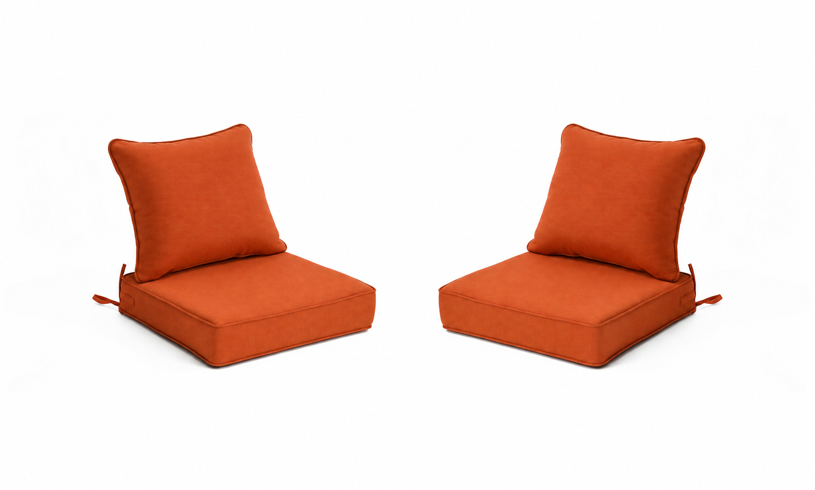 Outdoor Deep Seat Cushion 2 Sets, 24" x 24" x 5.5"