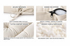 Patio Chair Cushion Set – 2 & 4 Sets, 21" x 20" x 3.5"