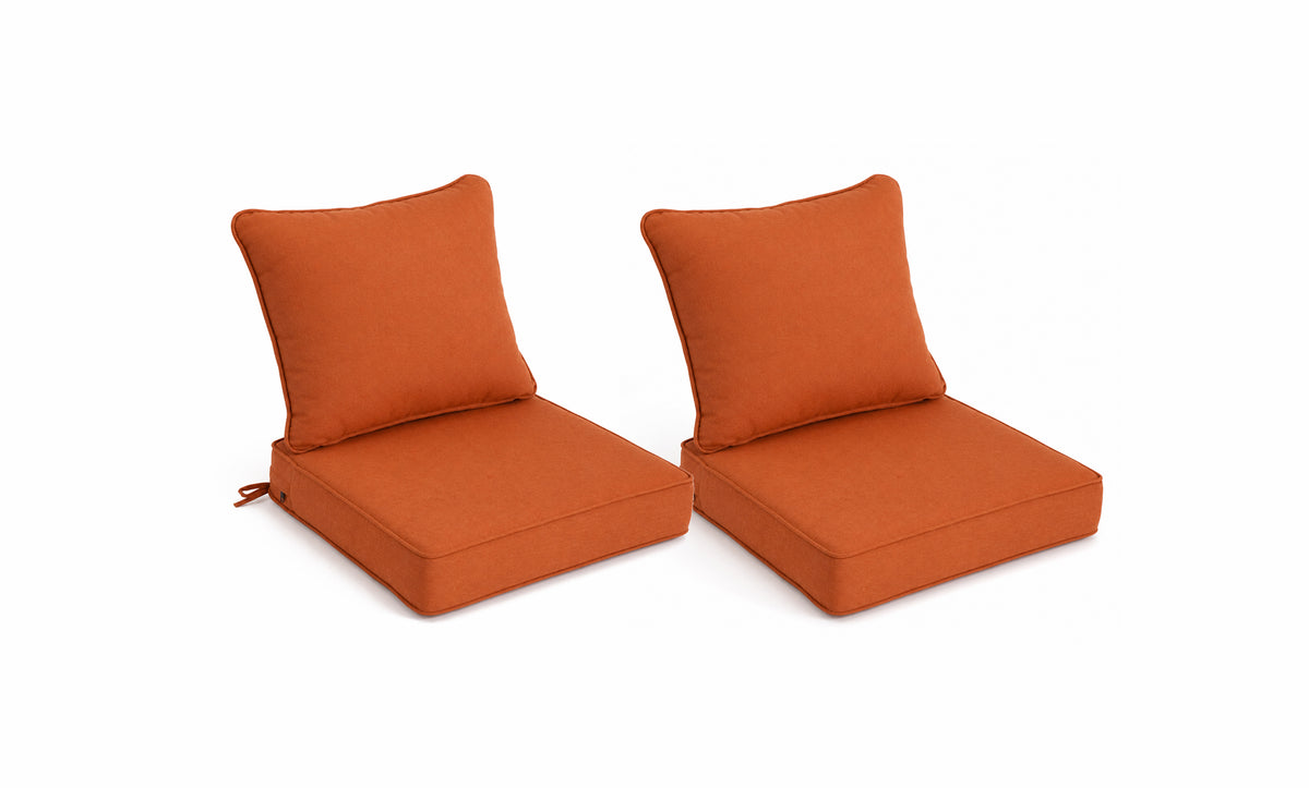 Outdoor Deep Seat Cushion 1 & 2 Sets, 24" x 24" x 5.5"
