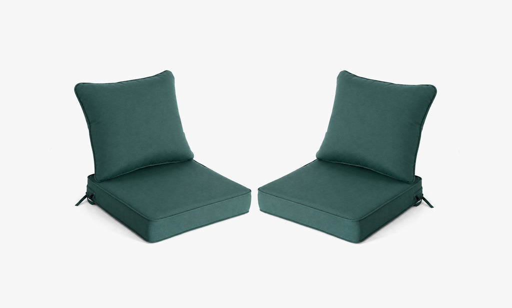 Outdoor Deep Seat Cushion 2 Sets, 22" x 22" x 4.5"
