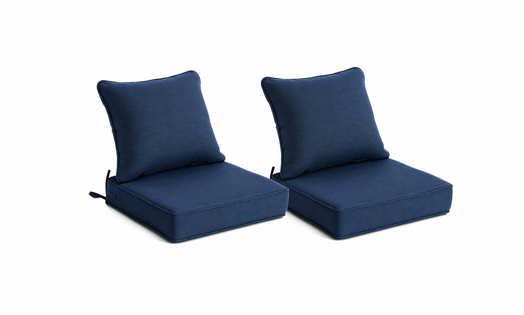 Outdoor Deep Seat Cushion 1 & 2 Sets, 24" x 24" x 5.5"