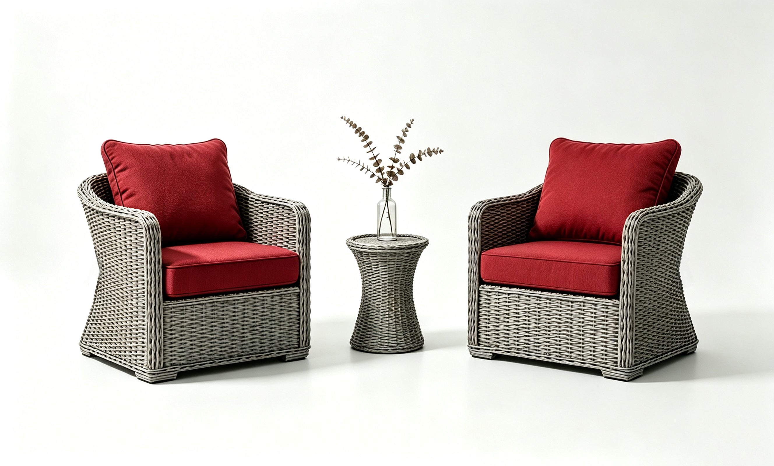 Outdoor Deep Seat Cushion 2 Sets, 24" x 28" x 5.5"