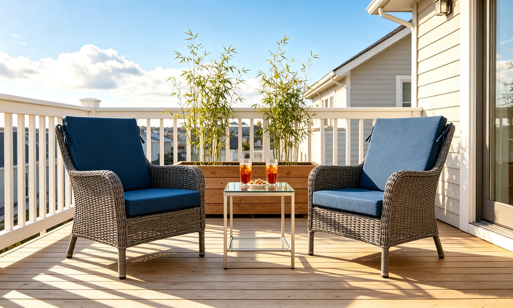 Outdoor Dining Chair Cushions Set of 2 & 4 Sets, 18" x 18" x 3.15"