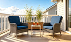 Outdoor Dining Chair Cushions Set of 2 & 4 Sets, 18" x 18" x 3.15"