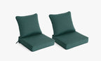 Outdoor Deep Seat Cushion 2 Sets, 22" x 22" x 4.5"