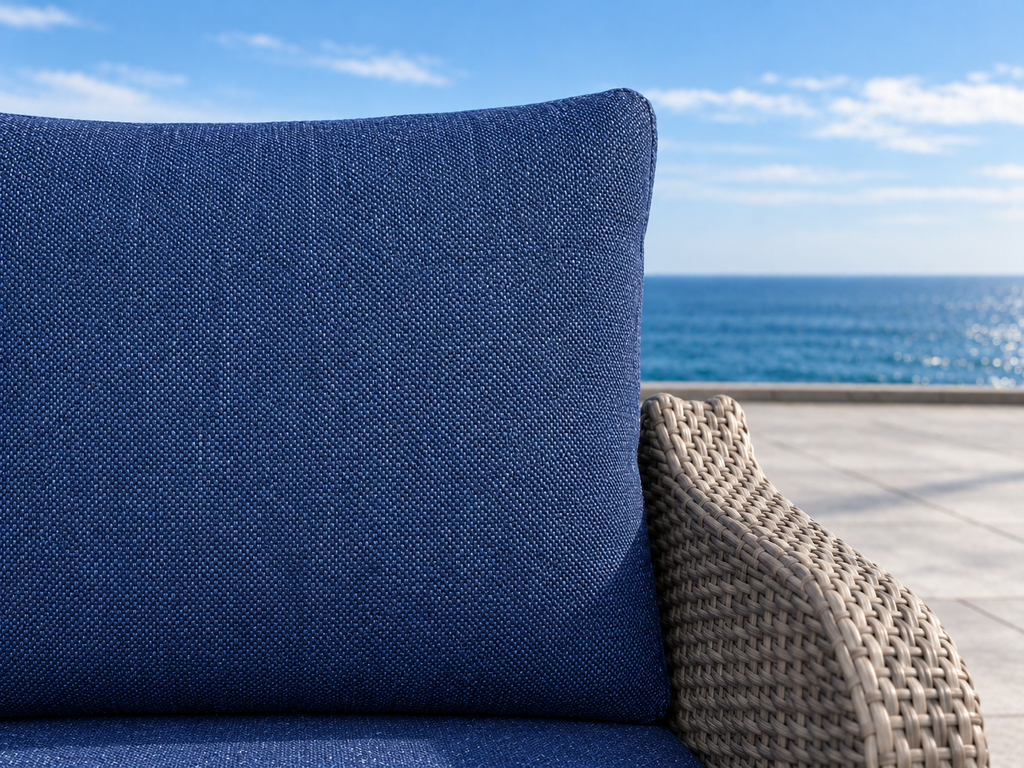 Premium Outdoor Deep Seat Cushion 2 Sets, 24" x 24" x 5.5"