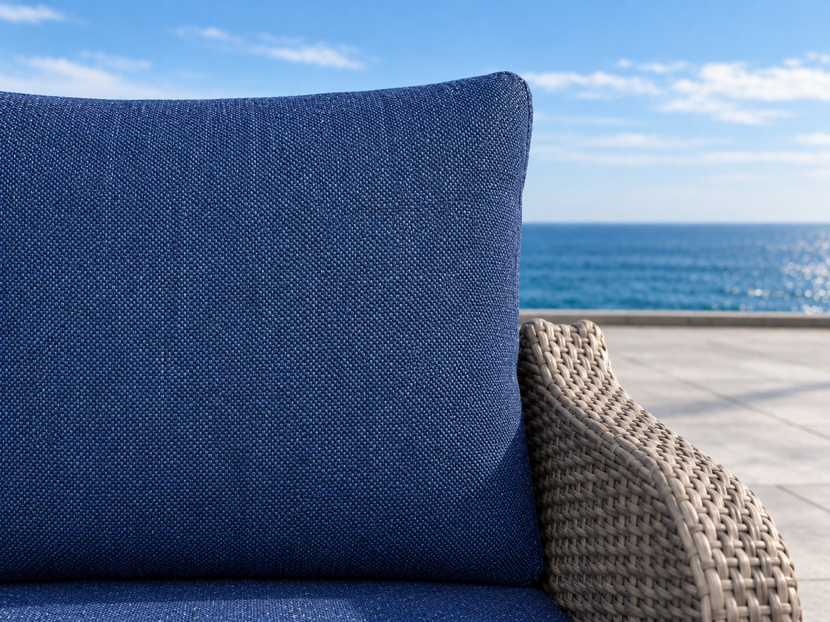Premium Outdoor Deep Seat Cushion 2 Sets, 24" x 24" x 5.5"