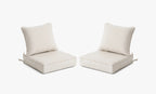 Outdoor Deep Seat Cushion 2 Sets, 24" x 28" x 5.5"