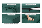 Outdoor Deep Seat Cushion 2 Sets, 22" x 22" x 4.5"