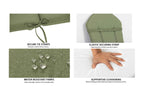 Adirondack Chair Cushion 20x50 in 2-Pack Sage Green