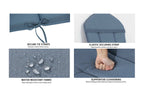 Adirondack Chair Cushion 20x50 in 2-Pack Dusty Blue