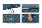 Outdoor Chaise Lounge Cushion, 72" x 21" x 3.1", Blue Medallion